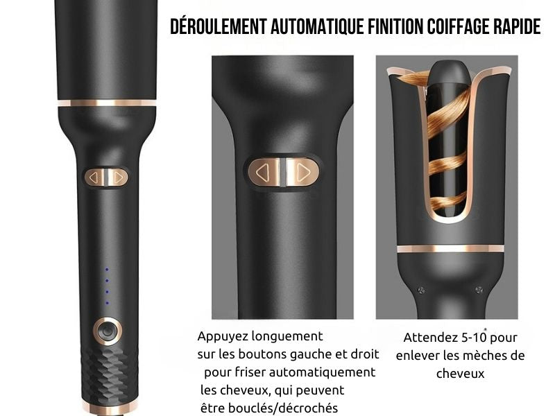 Spin-n-Curl - Fer à friser à rotation automatique (CJ)